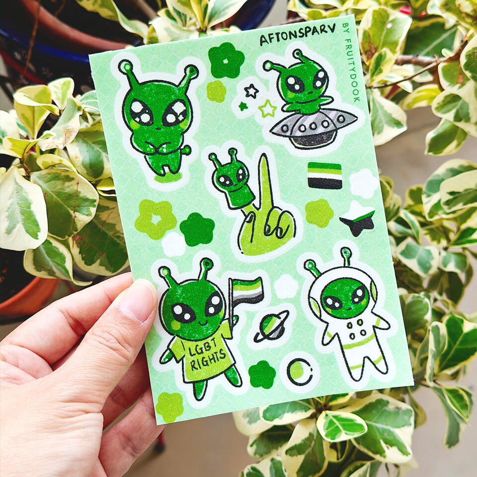 AFTONSPARV Sticker Sheet