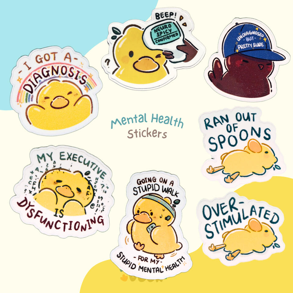 Mental Health Stickers