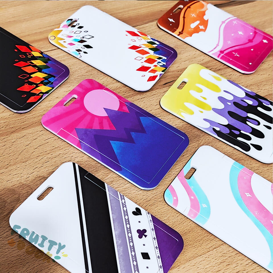 Pride flag-inspired Cardholders